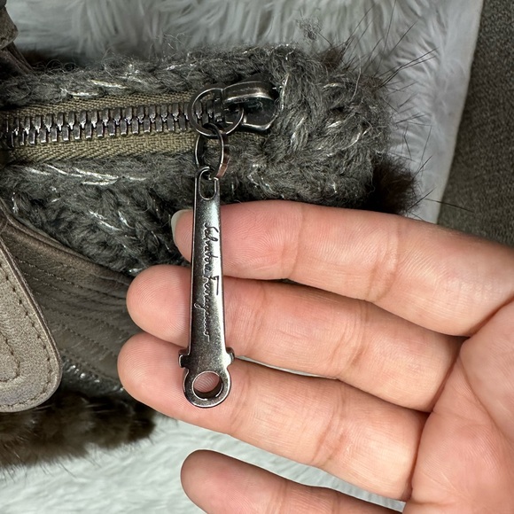 Salvatore Ferragamo Balena Mink Fur Tote Bag - Picture 5 of 10